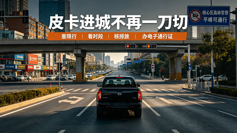 2026全国皮卡进城解禁全解读