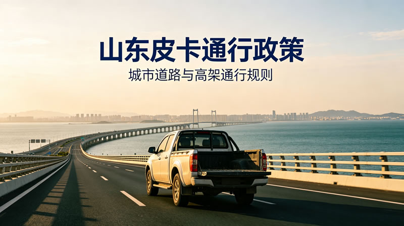 山东省皮卡限行政策完整版（2026 最新）全省皮卡解禁