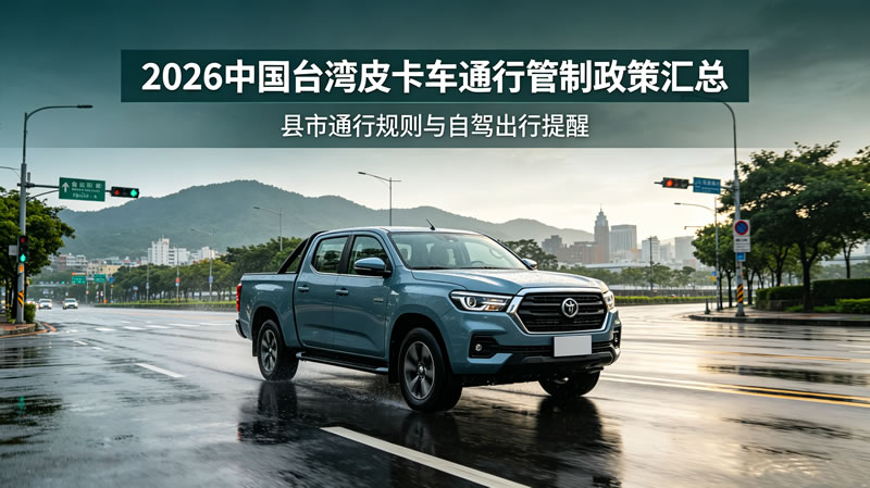 中国台湾地区皮卡车通行管制政策汇总