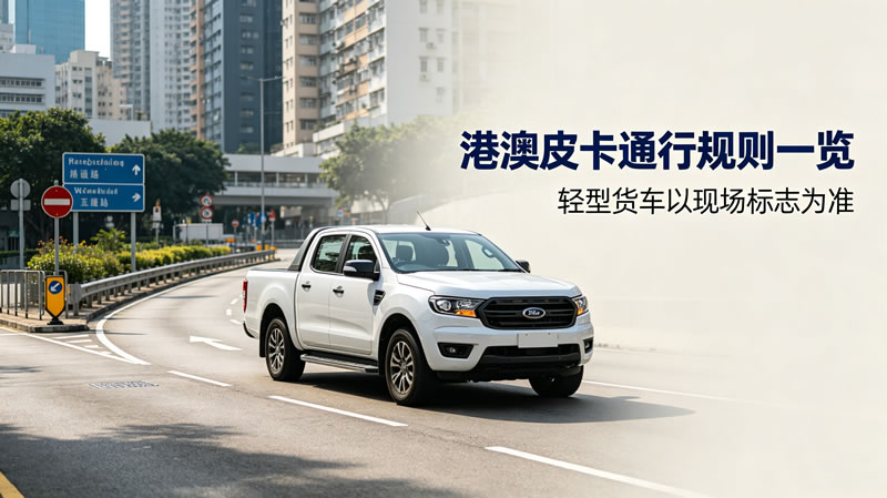中国澳门特别行政区皮卡车通行管制政策汇总