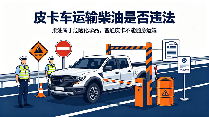 皮卡车运输柴油是否违法1.jpg