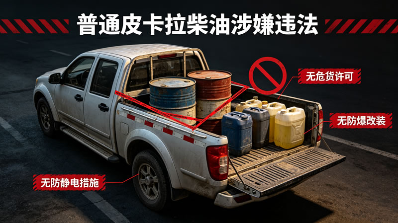 皮卡车运输柴油是否违法3.jpg