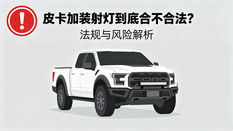 皮卡加装射灯合法吗1.jpg