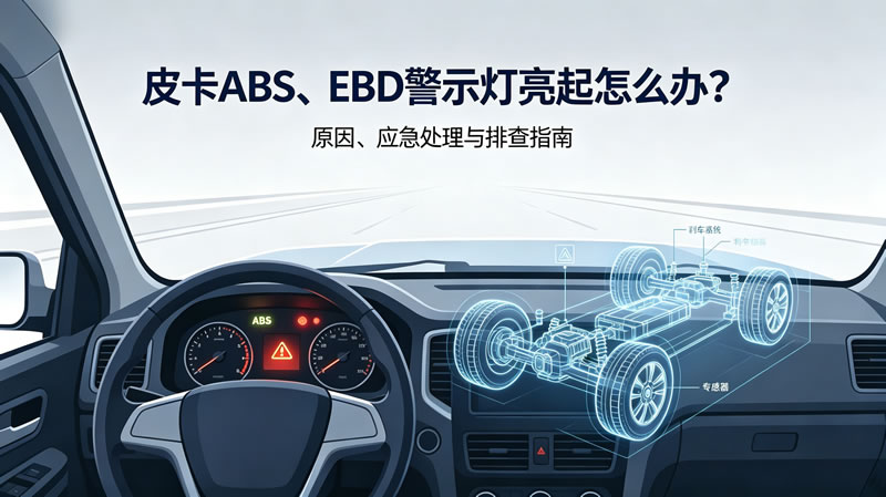 皮卡车ABS+EBD指示灯亮的处理方法1.jpg