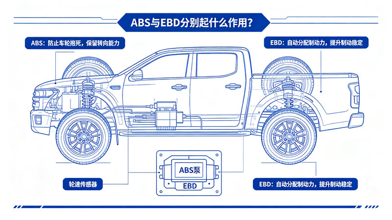 皮卡车ABS+EBD指示灯亮的处理方法2.jpg