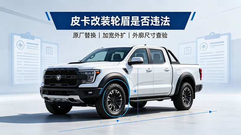 皮卡车改装轮眉是否违法1.jpg