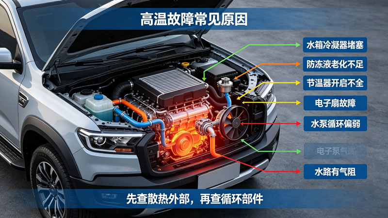皮卡车发动机高温处理指南2.jpg