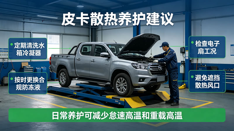皮卡车发动机高温处理指南4.jpg