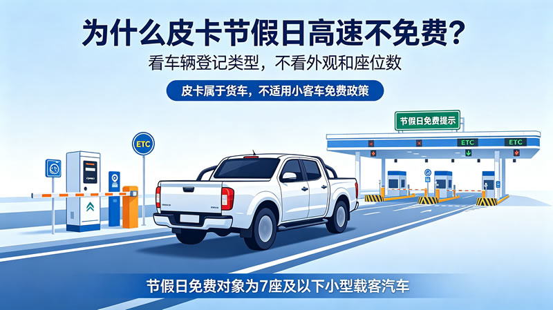 皮卡车节假日为什么不免费1.jpg