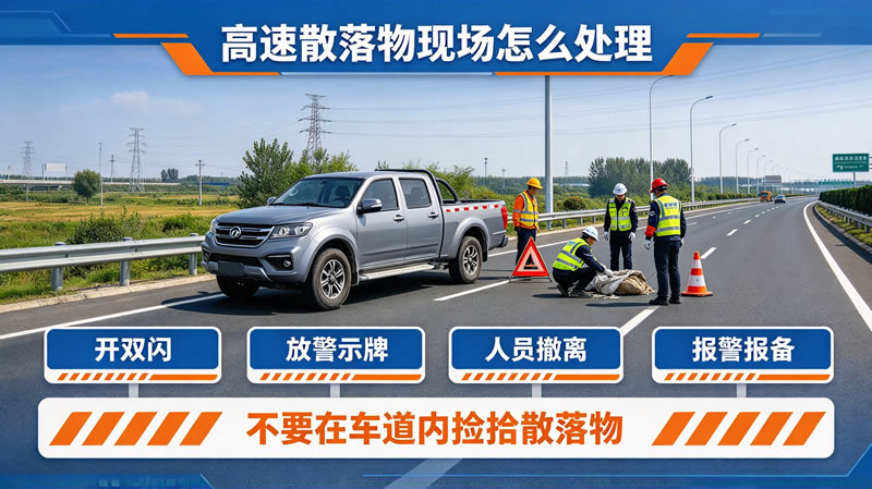 皮卡车货物、改装件高速散落处理2.jpg
