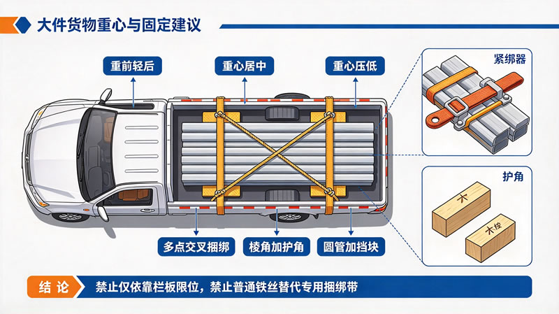皮卡车运输大件货物注意事项3.jpg